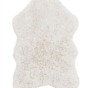 Lorena Canals / wasbaar tapijt woolly / 75×110 / sheep white