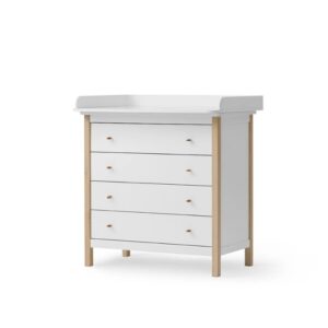Oliver Furniture / nursery dresser / 4 drawers / white oak
