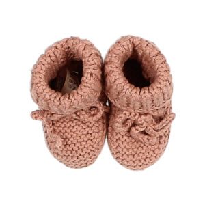 BUHO / baby / xs teddy booties / rose dawn