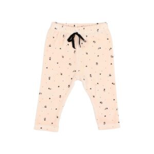 BUHO / baby / velvet cuore leggings / cream pink