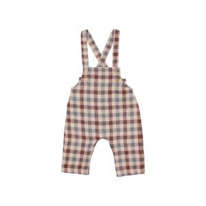 BUHO / baby / check dungaree / only