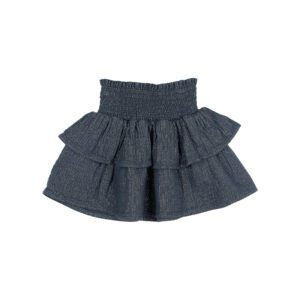 BUHO / kids / lurex skirt / antic blue