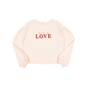 BUHO / kids / love t-shirt / cream pink