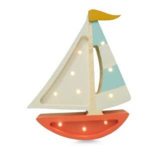 Little Lights / lamp / sailboat / harbor clay